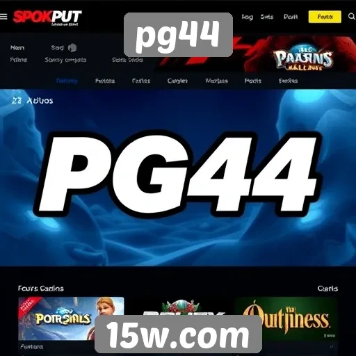 Comparativo entre pg44 e outros sites de jogos